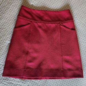 Maeve By Anthropologie Raspberry Mini Skirt
